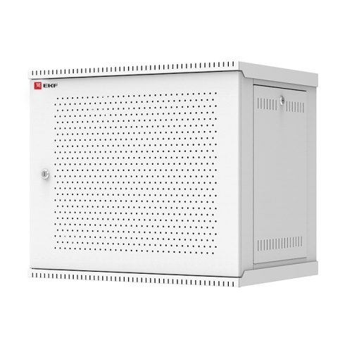 Шкаф телекоммуникационный настенный разборный 6U (600х450) дверь перфорированная, Astra серия PROxima | код  ITB6P450D | EKF